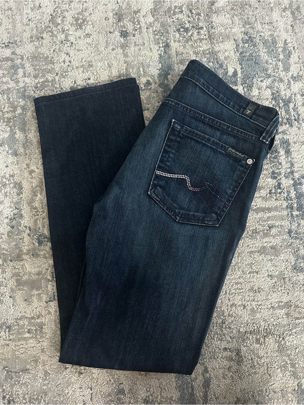 7 For All Mankind Straight Leg Jeans